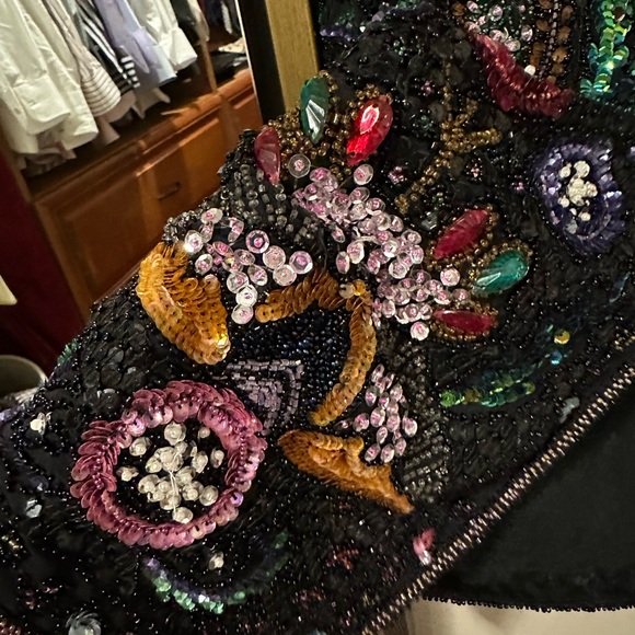 VINTAGE Beaded Sequin Jacket by Joseph Le Bon - Picture 6 of 6